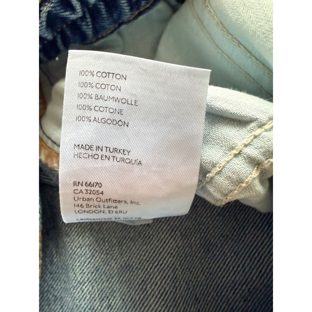 Free People We The Free Lovefool‎ Low Rise Jean Blue Jade Size 24 NWT - Picture 9 of 9